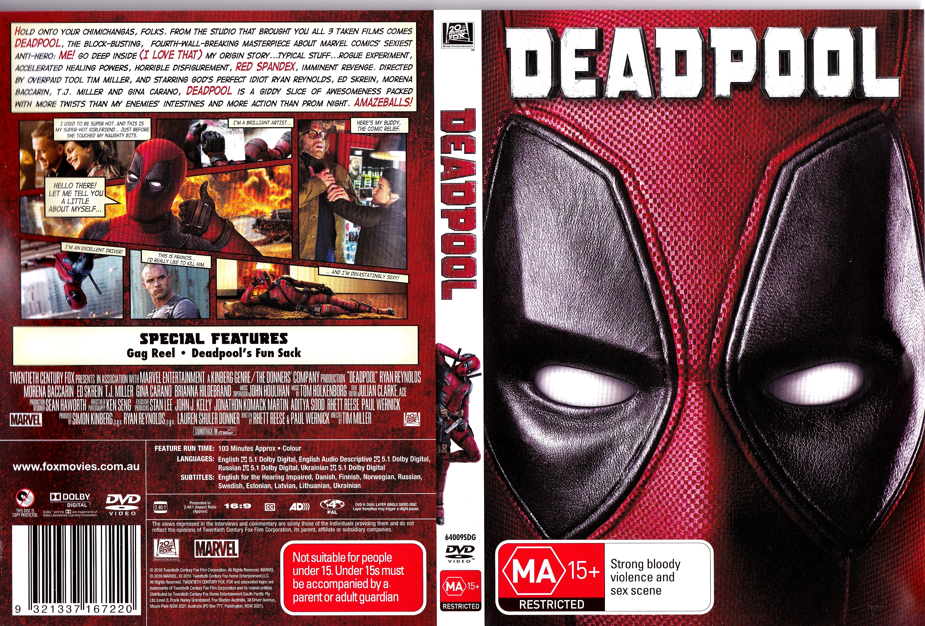 Dvd Deadpool